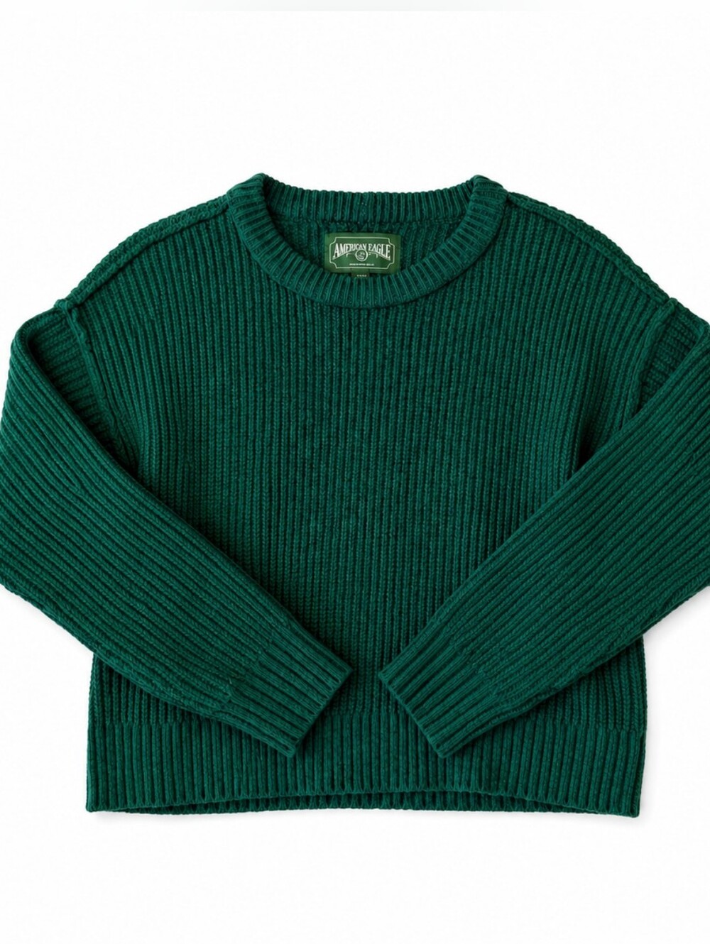 American Eagle Forest Green knitted sweater